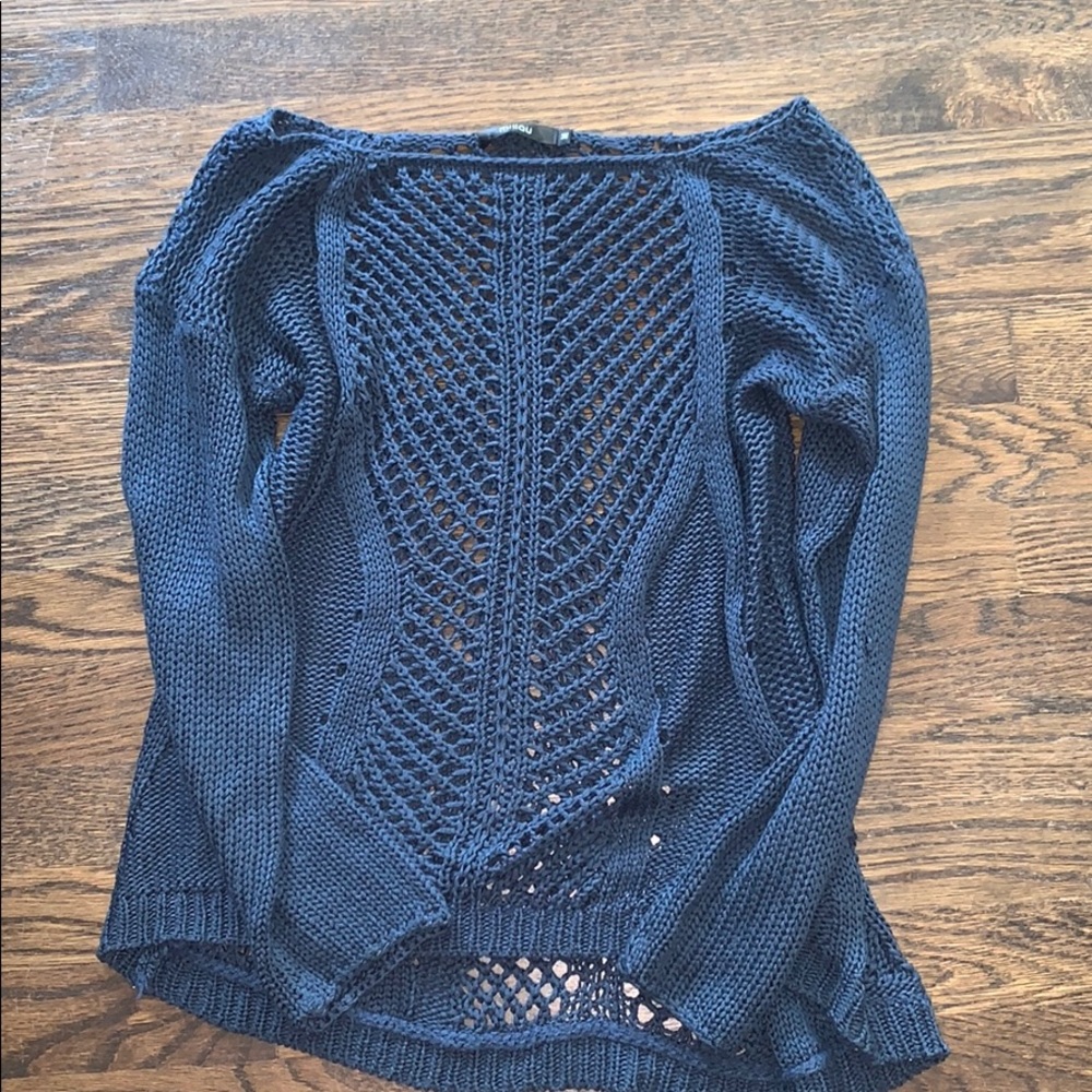 Cozy blue sweater